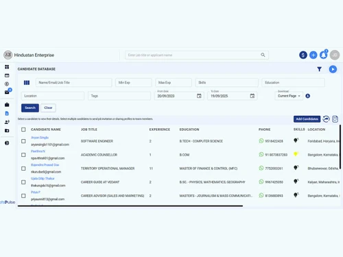 atsPulse candidate database