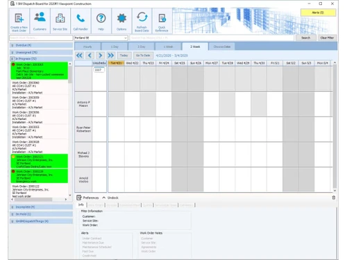 viewpoint vista-scheduling