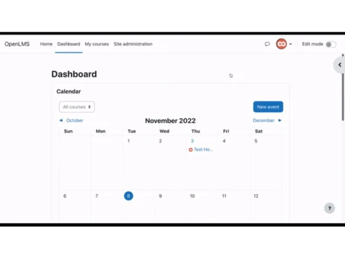 open lms-dashboard