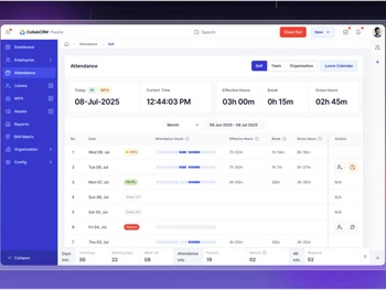 CollabCRM attendance