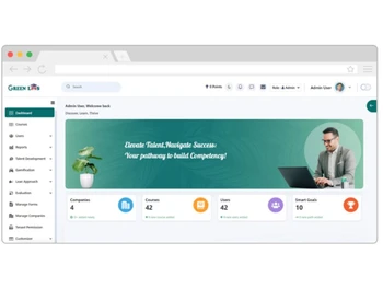 green lms-dashboard