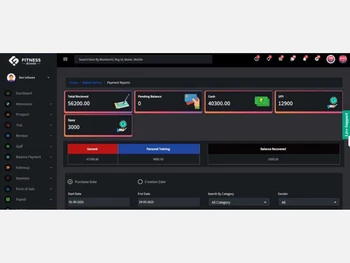 FitnessBoard payment report