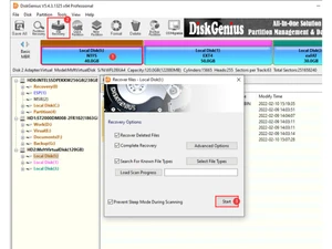DiskGenius-recover files