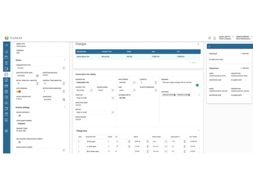 Younium-revenue schedule
