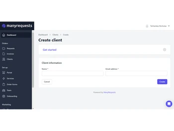 ManyRequests-create client