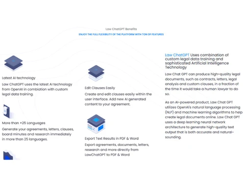 Law ChatGPT-benefits