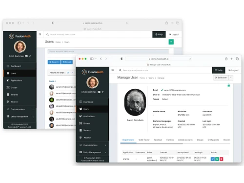 FusionAuth-user management