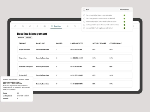 Syncro-baseline management