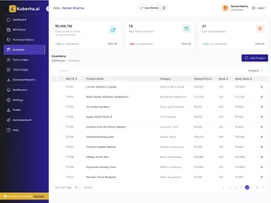 Kuberha AI-Inventory