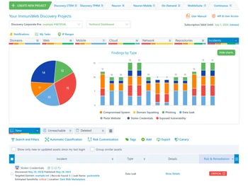 ImmuniWeb Discovery-threat