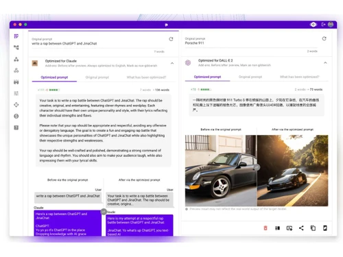 PromptPerfect-dashboard