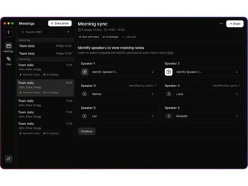 Jamie-speaker identification