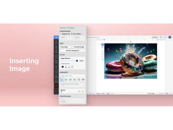 Zoho Writer-insert image