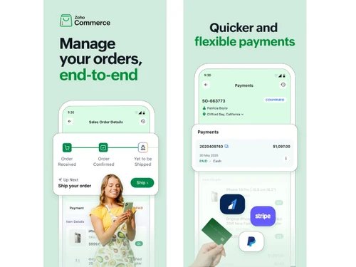 Zoho Commerce-flexible payments