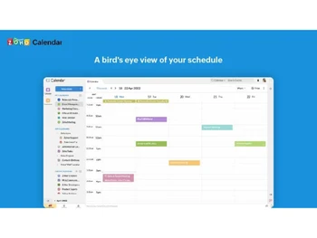 Zoho Calendar-dashboard