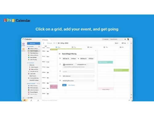 Zoho Calendar-quick add