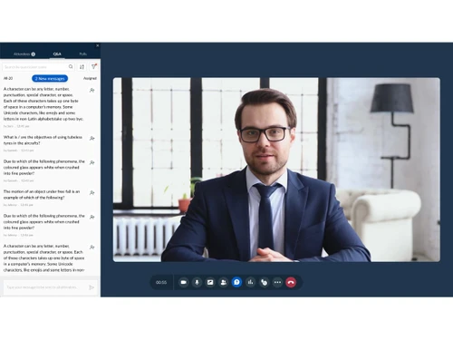 Zoho Webinar-dashboard