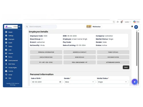 Fovestta employee details
