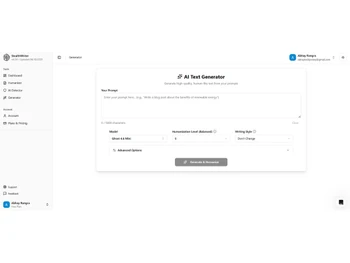 StealthWriter-AI text generator