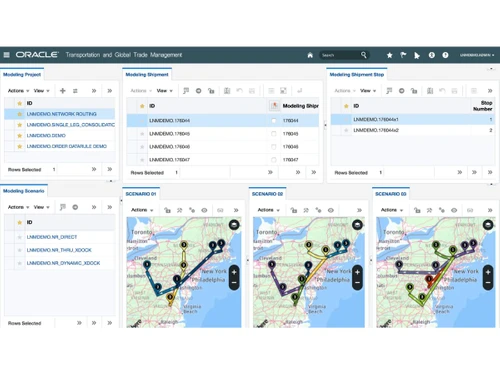 Oracle TMS-locations