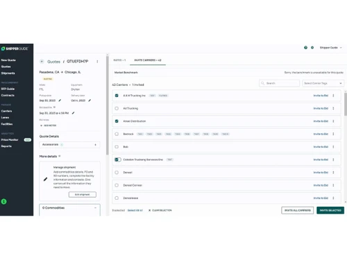 ShipperGuide TMS-carriers
