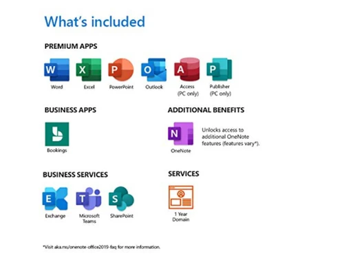 microsoft office 365 business standard included