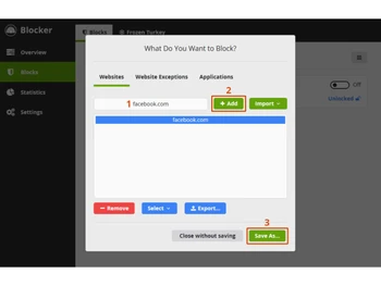 cold turkey-websites
