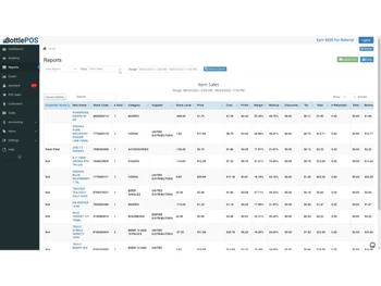 Bottle POS-reports