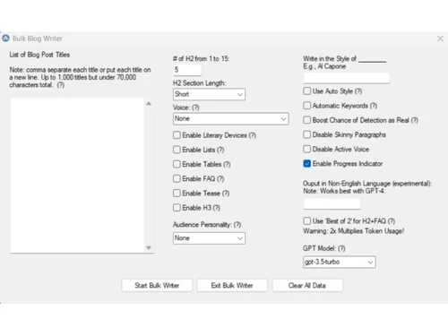 ZimmWriter-bulk blog writer