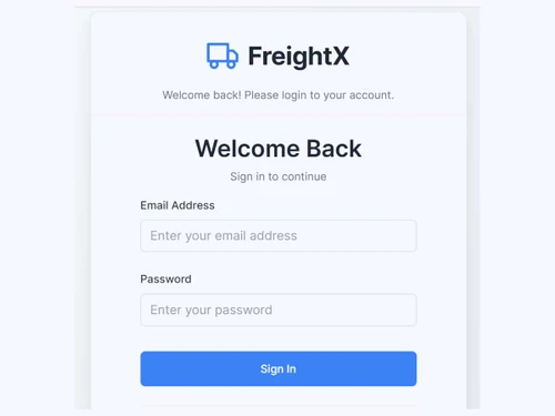Freightx-login