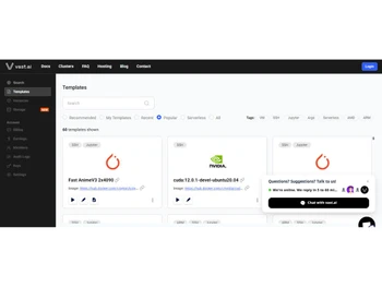 vast ai-templates