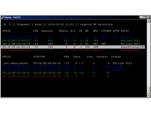 Aircrack-ng-packet capture