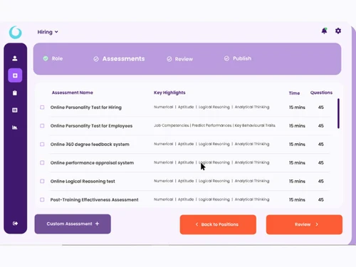AssessHub role