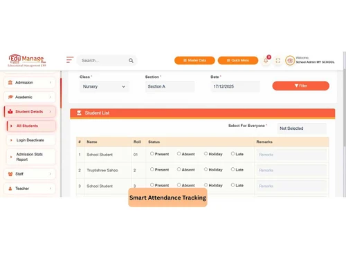 Edu Manage Plus student