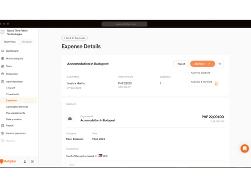 Multiplier EOR-expense