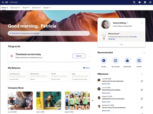 adp workforce now-dashboard