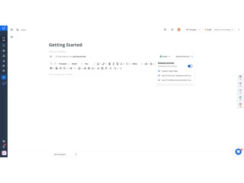 Helpjuice-powerful editor