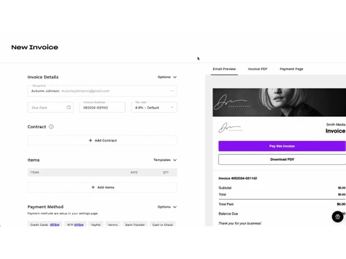 bloom-invoice