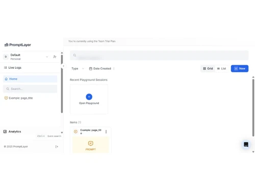 PromptLayer-dashboard