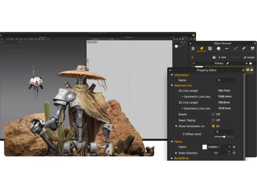 Marvelous Designer-dashboard
