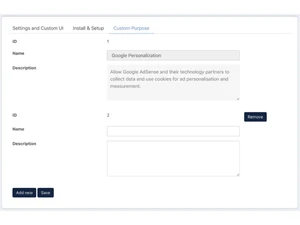 UniConsent-custom purpose