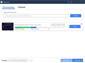 VideoHunter-downloading