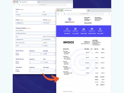 Gravity PDF features