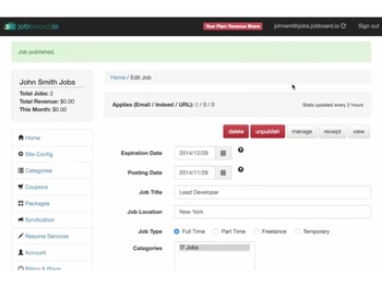 JobBoard io-published