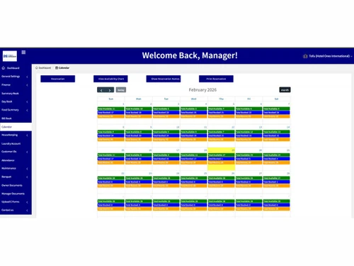 Mini-Hotel-Man calendar