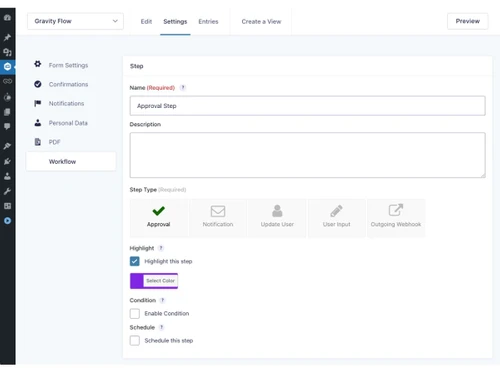 Gravity Flow-notification