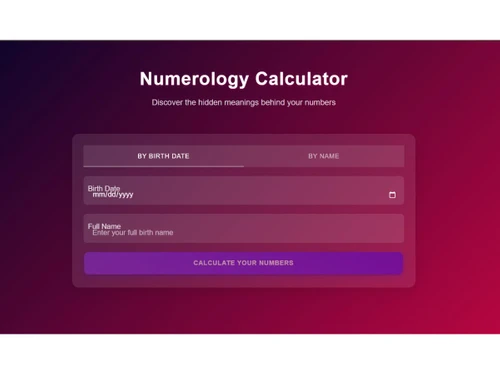 Jyai-numerology calculator