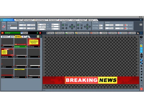 News Playout-layouts