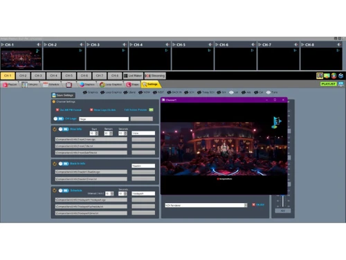 Amigo Playout-channels