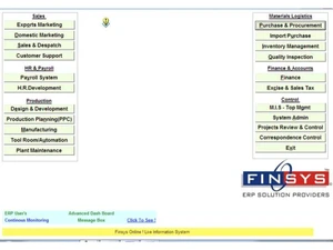 finsys erp-dashboard